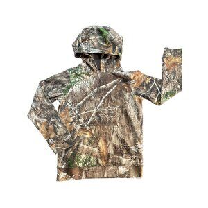 Magellan Outdoors Kids Unisex Real Tree Camouflage Fleece Pullover Hoodie XS